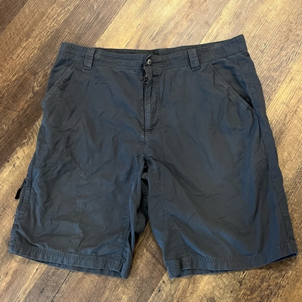 Köppen cargo shorts Mens‎ size 38 waist dark slate gray side pockets relaxed